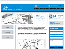 Tablet Screenshot of jacottet-industrie.com